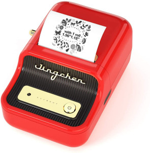 Techdash 2 Inch Wireless Bluetooth Portable Label Maker, Mini Sticker,Barcode,QR Code Multi-function Monochrome Thermal Transfer Printer