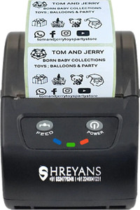 Shreyans mini printer Multi-function Monochrome Label Printer