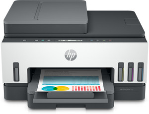HP Smart Tank 750 All-in-One Duplex Wifi High Capacity Inktank Multi-function WiFi Color Inkjet Printer (Borderless Printing) for Print/Copy/Scan with ADF (Up to 12000 Black, 8000 Colour pages of ink in box)