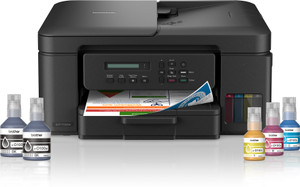 brother DCP-T730DW Multi-function WiFi Color Ink Tank Printer (Borderless Printing) for Print/Copy/Scan with ADF Printer, Print Upto 15K Pages Black & 5K in Color Each for(CMY), Auto Duplex 2-Sided Printer