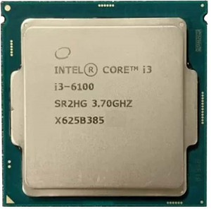 Intel Core i3-6100 (6TH GEN) 3.7 GHz LGA 1151 Socket 2 Cores