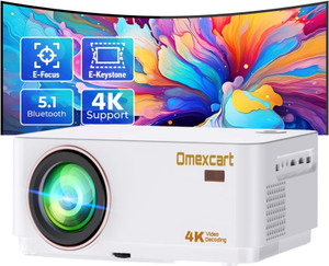 Omexcart 4K Android Dolby Audio Dual Wifi 5G BT5.0 6D Keystone - Image 1