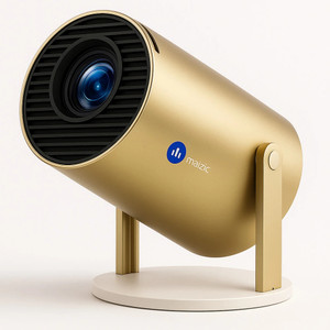 Maizic Smarthome Gold 2X Smart Projector, 13.0 Android Projector, 1080p & 4k Support (200 lm / Wireless / Remote Controller) Portable Projector