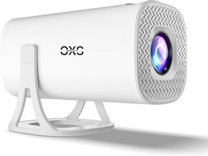 OneXsale 1080P 4K Smart Home Movie Mini 2In1 Professional Android Projector (1000 lm / 1 Speaker / Remote Controller) Portable Projector