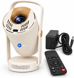 Maizic Smarthome Nano Gold Android 14 Projector 720P HD 4K WiFi Bluetooth (100 lm / 1 Speaker / Wireless / Remote Controller) Portable Projector