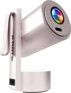 Egate Atom 4X (EO9022) (400 lm) Android 13 | 1080p Native, 4K HDR-HLG | 400 ISO Lumens | Auto (Focus+Keystone) | Max Size 300-Inches (762cm) | USB-HDMI (ARC+eARC+CEC) | 1GB-8GB, WiFi6 & BT | Fully Automatic Projector