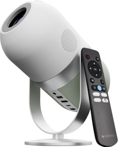 ZEBRONICS ZEB-JLP 2 (3800 lm) Portable /ZEB-PIXAPLAY 54 with 1080p Support, upto 140-inch Screen Size, Quad Core Processor, Auto Keystone Adaptation, Bluetooth, WIFI, HDMI, USB, AUX, APP Features, Miracast Smart LED Projector