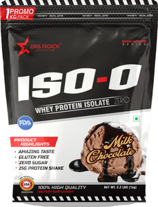BIG ROCK NUTRITION Labdoor Certified ISO-0 High Quality Whey Protein