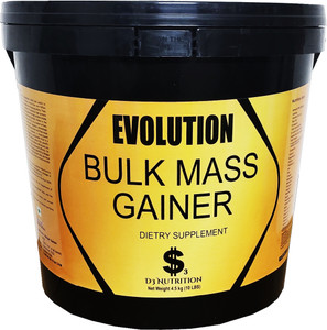 Dollar3 Nutrition Evolution Genuine Bulk Mass Gainer Inspired By USA (Belgium Chocolate 10Lbs) Weight Gainers/Mass Gainers