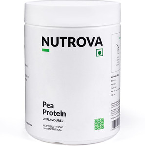 NUTROVA Pea Protein Isolate Powder 8g Protein Every 10g Scoop | Vegan & Gluten Free Plant-Based Protein