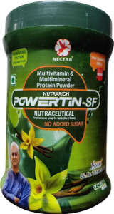 NUTRARICH Powertin Sugarfree Protein Powder VitaminB12 maintan weight sugar stamina growth Protein Blends