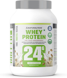NATURALTEIN Natural Pista Kulfi Protein | No Added Sugar | Whey Protein