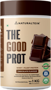 NATURALTEIN Good Prot 1kg Chocolate | 22g Protein | Natural & Cle... more