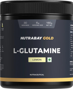 Nutrabay Gold L-Glutamine, Post Workout Amino Acid for Muscle Growth & Recovery BCAA