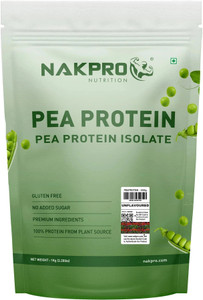 Nakpro Pea Protein Isolate | 26.3g Protein, 4.94g BCAA | Added Minerals, Vegan Friendly Plant-Based Protein