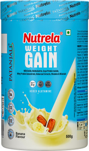 PATANJALI Nutrela Powder, Protein With Herbal Extracts Weight Gainers/Mass Gainers