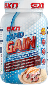 GREENEX NUTRITION Rapid Gain High Density Mass Gainer Powder Supplement | 2.2 lbs | Muscle Growth Weight Gainers/Mass Gainers