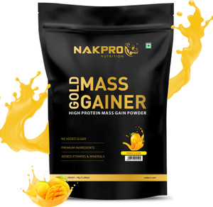 Nakpro Mass Gainer Protein Powder Supplement with Creatine and Vitamin & Minerals Weight Gainers/Mass Gainers
