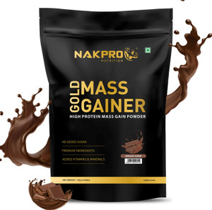 Nakpro Mass Gainer Protein Powder Supplement with Creatine and Vitamin & Minerals Weight Gainers/Mass Gainers