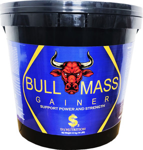Dollar3 Nutrition Bull Mass Gainer For Real Mass Gain Inspired By USA (Vanilla 10Lbs) Weight Gainers/Mass Gainers