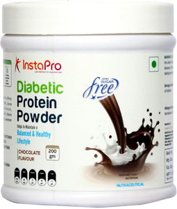 instapro Diabetic Choco Blend No Guilt Clean Formula 100% Vegetarian Tastes Best Casein Protein
