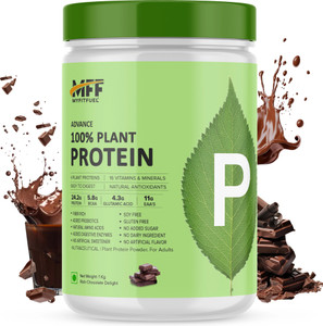 MyFitFuel Advance 100% Plant Protein, 4 Proteins, 16 Vitamins Minerals 1 Kg Rich Chocolate Plant-Based Protein
