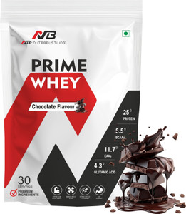 Nutrabustling Prime Whey Protien Supplement Powder, 25g Protein Per Scoop Whey Protein