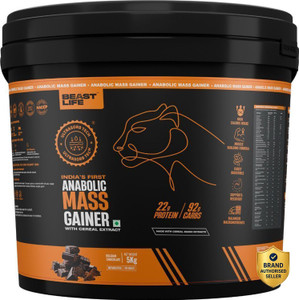 GRAB: BeastLife High Protein Weight Gainer 5kg (Belgian Chocolate) @ 2,874