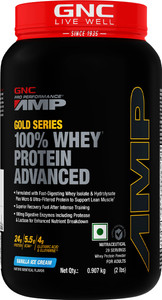GNC AMP Gold Series 100% Whey Protein Advanced Whey Protein