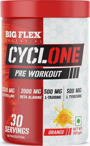 Bigflex Essential Cyclone Pre-workout for Muscle Pumps | 30 Servings |