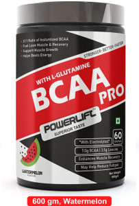 POWERLIFT BCAA Pro With Electrolyte & Glutamine,Muscle Recovery, Reducing Muscle Breakdown BCAA