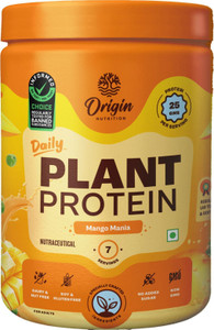 Origin Nutrition NaturalProtein with 25g/Serving, Muscle Gain and Recovery ,Third-Party Certified Plant-Based Protein