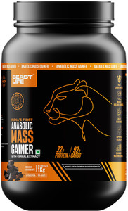 BeastLife High Protein Gainer - No Maltodextrin Weight Gainers/Mass Gainers