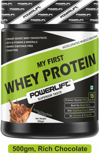 POWERLIFT My First Protein, Whey Protein With Multivitamin & Digezyme Whey Protein