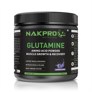 Nakpro Glutamine Supplement Powder JAR | Muscle Growth & Recovery Glutamine