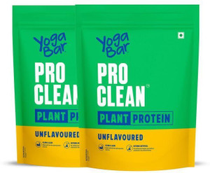 Yogabar Plant Protein Unflavoured | 28g per scoop | Clean ingredients Plant-Based Protein