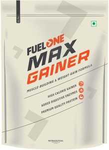 FUELONE Max Gainer, High-Calorie Mass Gainer with Added Digestive Enzymes