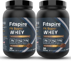 Loot: Fitspire Fit Super Protein 100% Whey Protein (2 kg, Gourmet Coffee) @2,399