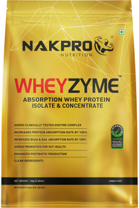 Nakpro WheyZyme Whey Protein Isolate & Concentrate | Informed Choice & Trustified | Whey Protein