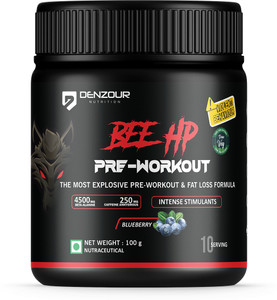 DENZOUR NUTRITION Bee-Hp Pre-Workout, Most Explosive Muscle Pump With Fat Loss Formula Pre Workout