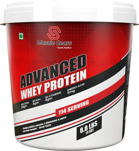 Muscle Gears Advance Whey 8.8 lbs Cookies & Cream Whey Protein