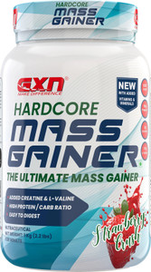 GREENEX NUTRITION Hardcore Mass Gainer Supplement | High Protein For Ultimate Mass Gain | 2.2 lbs Weight Gainers/Mass Gainers