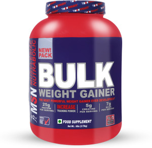MUSCLE SIZE Nutraboli Bulk Weight Gainer Most Power full 6lbs Weight Gainers/Mass Gainers