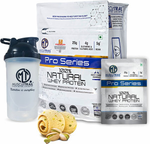 Muscle Trail Pro Series |50 Pouches |Low carb & Fat |Shaker Inside |25g 100% Nautural Whey Protein