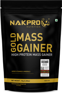 Nakpro Mass Gainer Protein Powder Supplement with Creatine and Vitamin & Minerals Weight Gainers/Mass Gainers
