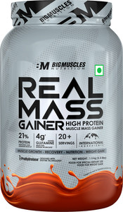 BIGMUSCLES Real Mass Gainer 1kg - Image 6