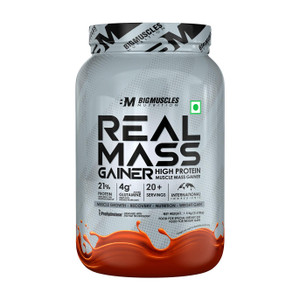 BIGMUSCLES NUTRITION Real Mass Gainer Weight Gainers/Mass Gainers