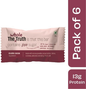 The Whole Truth Double Cocoa | Pack of 6 Nutrition Bars