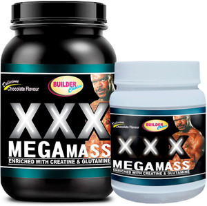 builder choice XXX Mega Mass Combo pack (1.5KG) 1000g+500g Weight Gainers/Mass Gainers