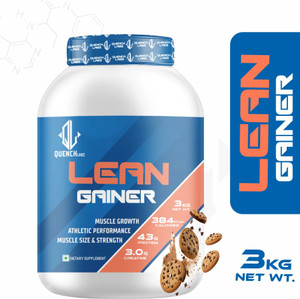 QUENCHLABZ Lean Gainer | Build Muscle and Stay Lean with Expert Nutrition Weight Gainers/Mass Gainers